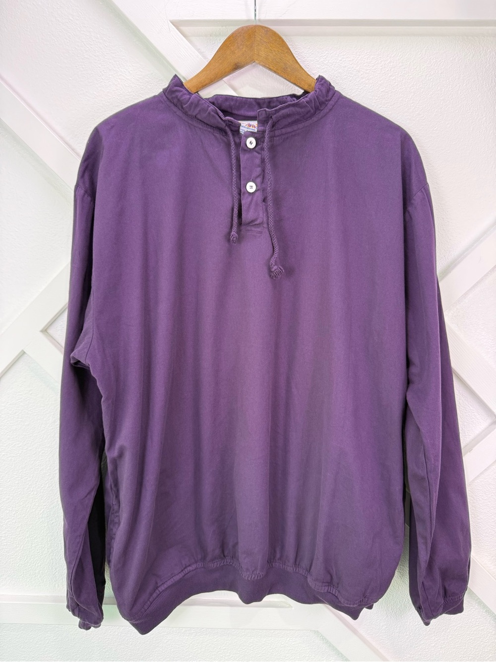 New Crazy Shirts Womens L Lightweight Pullover Blackberry Purple Sample Piece